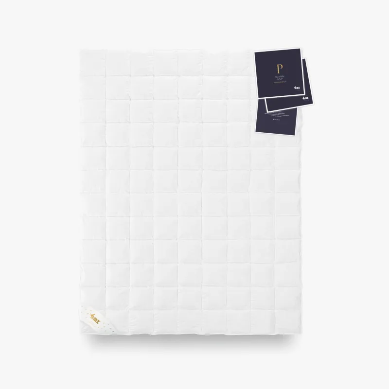 PREMIUM 200x220 kołdra z czystym puchem gęsim i bawełnianym batystem
