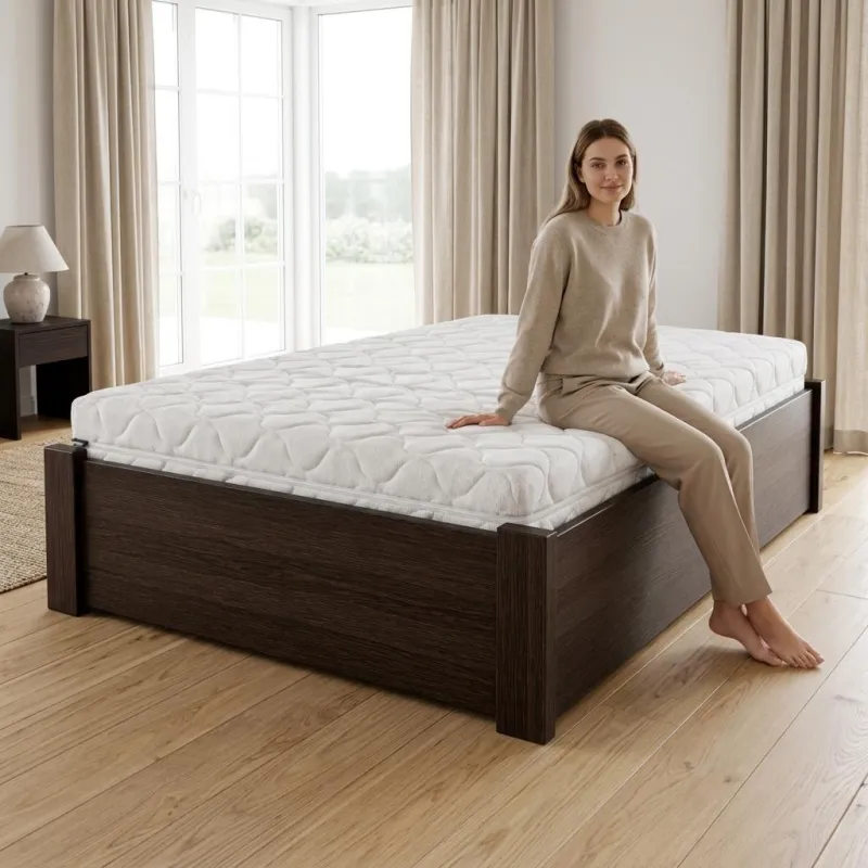 wenge z modelką