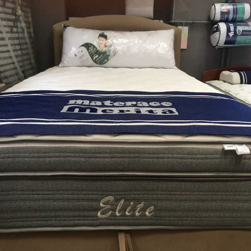 Materac Latex Elite Merita na łóżku
