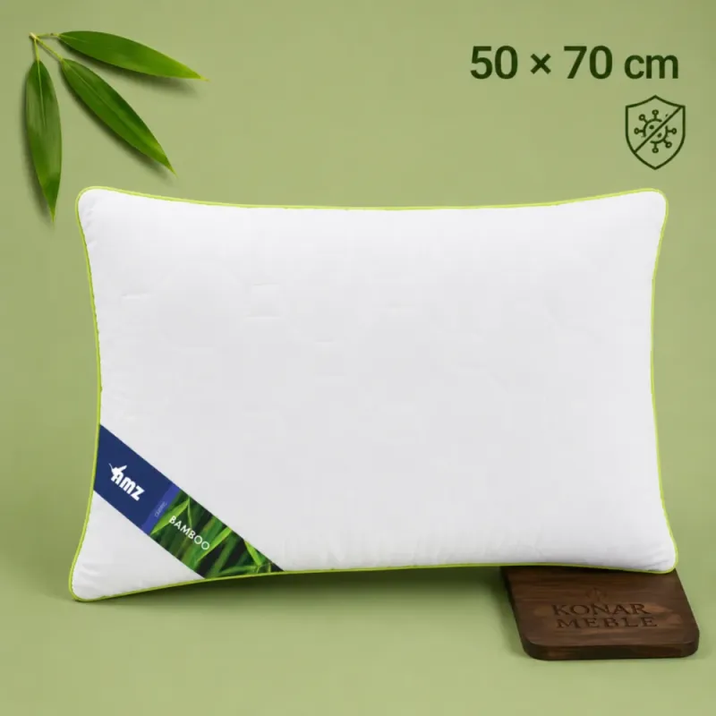 Poduszka Bamboo 50×70 AMZ – widok całej poduszki na jasnym tle