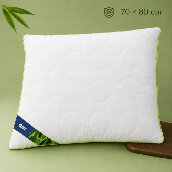 AMZ Bamboo 70×80 – widok poduszki i starannego wykończenia