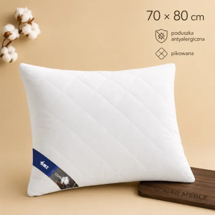 COTTON poduszka firmy AMZ antyalergiczn - wymiar 70x80