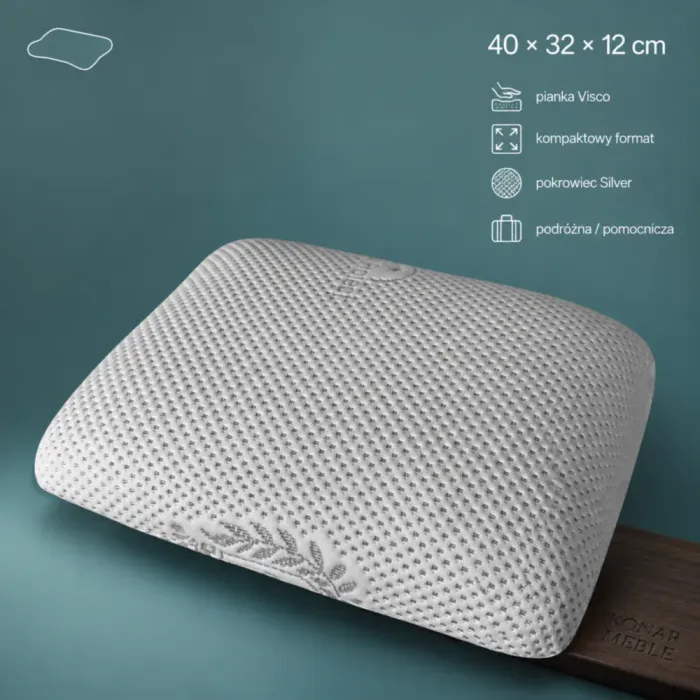 Poduszka Rita Mini firmy Merita - z wkładem termoelastycznym 40x32x12