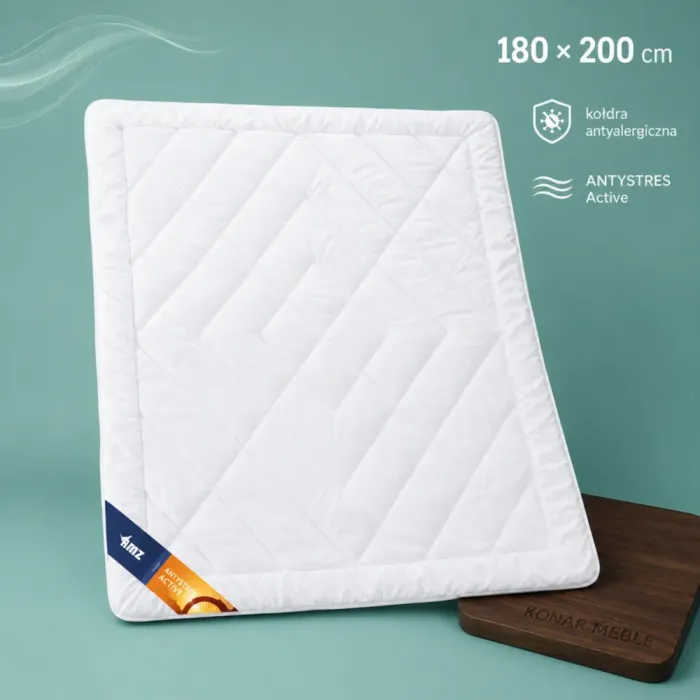 Kołdra Antystres Active AMZ – pikowana kołdra na grafice 180x200