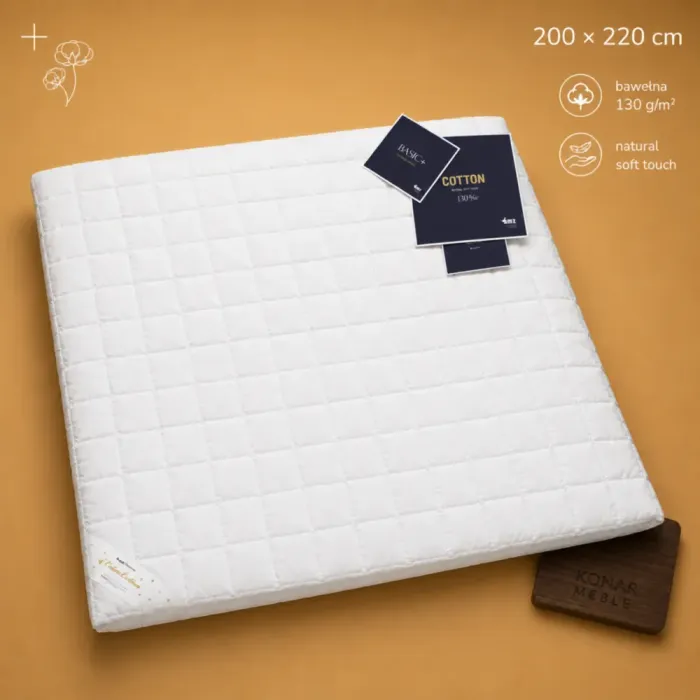 Kołdra puchowa BASIC+ 200x220 AMZ Szamotuły całoroczna