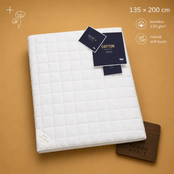 Kołdra puchowa BASIC+ 135x200 AMZ Szamotuły całoroczna