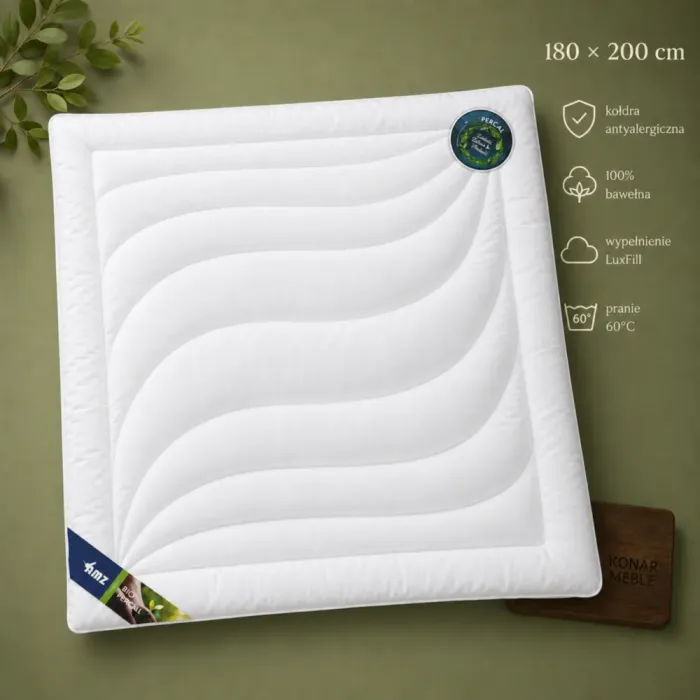 BIOPERCAL kołdra antyalergiczna 180x200 AMZ – widok produktu