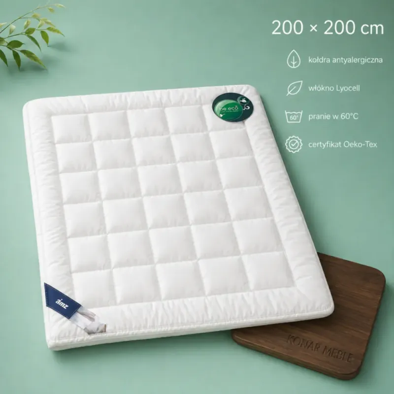 Kołdra AMZ LYOCELL wymiar 200x200 cechy