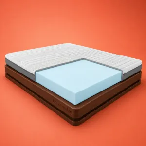 Materac Janpol Hermes Blue - Smart S biało-szary