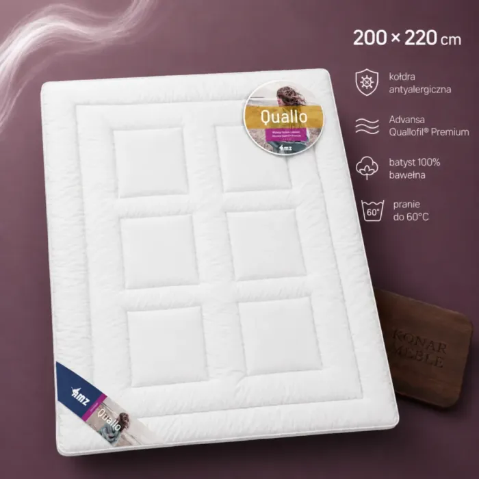 Kołdra QUALLO 200x220 AMZ z wypełnieniem Quallofil Premium