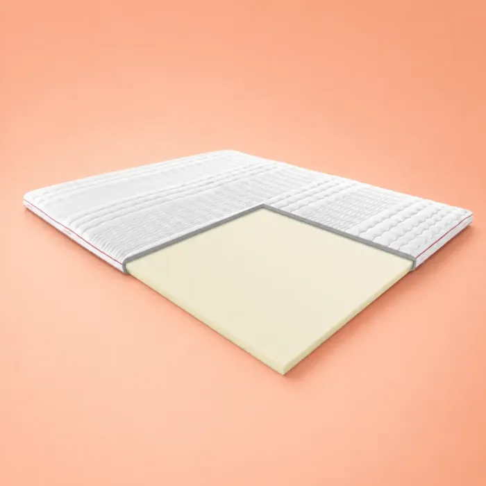 Materac Topper Termoelastyczny Janpol o wysokości około 5 cm