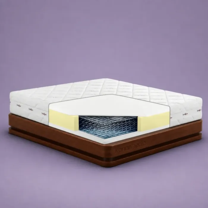 Materac Sultan Senactive sprężynowy to twardy materac - 25 cm
