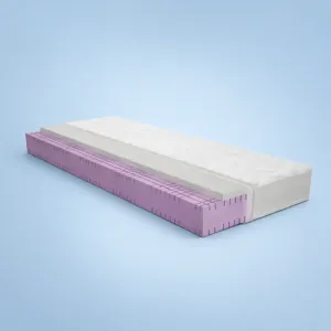 Materac termoelastyczny Vitapur Termo Merita to twardy  - o wysokości około 23–24 cm