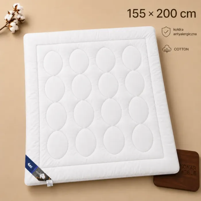 Kołdra antyalergiczna COTTON AMZ 155x200