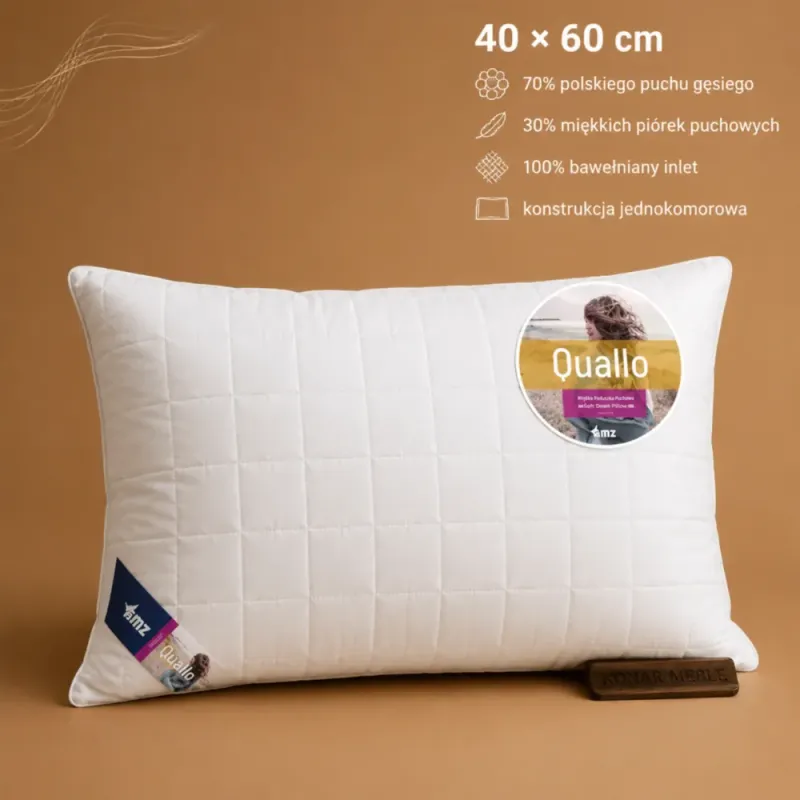 Poduszka Quallo 40x60 AMZ – brązowa plansza