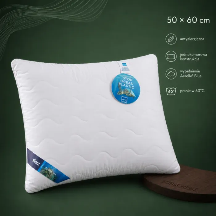 AERELLE BLUE 50x60 poduszka z wkładem syntetycznym