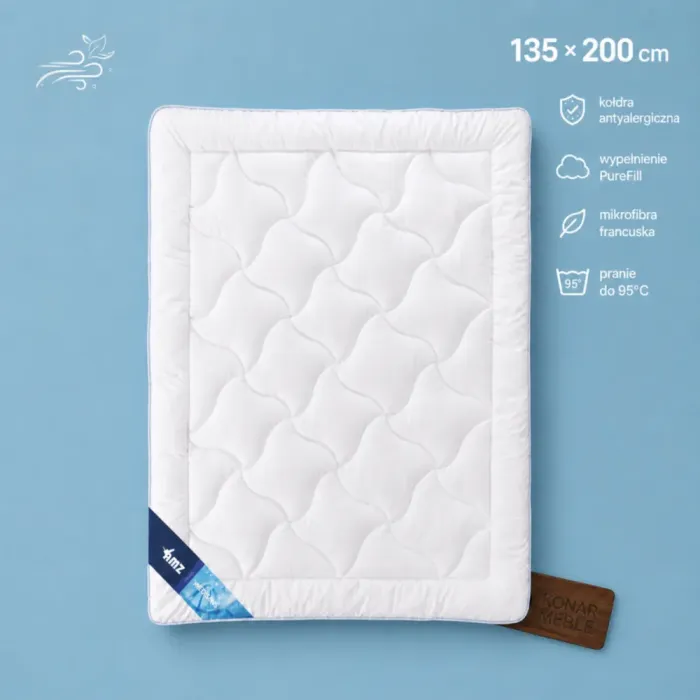 Kołdra Medisens 135x200 AMZ – niebieska plansza