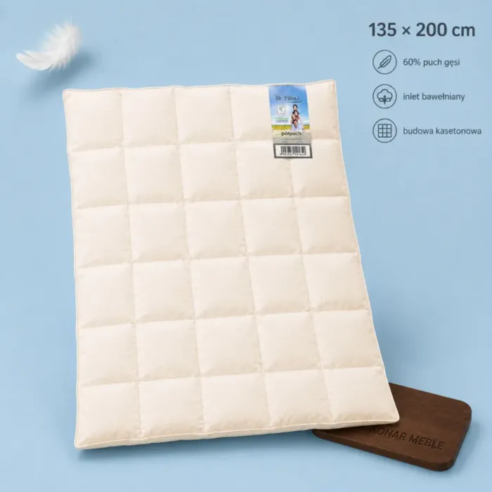 Kołdra kremowa Mr. PILLOW 135x200 AMZ