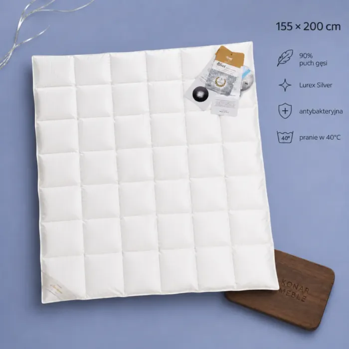 Kołdra Silver 155x200 AMZ – niebieskofioletowa plansza