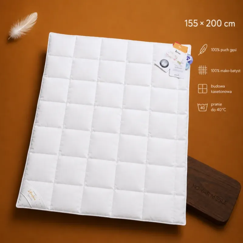 Kołdra Royal 155x200 AMZ – brązowa plansza