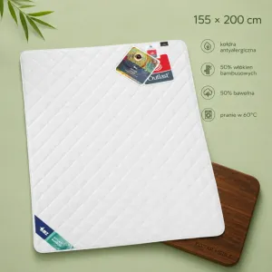Kołdra Outlast Bamboo 155x200 AMZ – zielona plansza