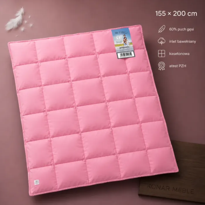 Mr. PILLOW kołdra puchowa 155x200 AMZ z puchem gęsim