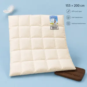 Kołdra Mr. PILLOW 155x200 z 60% puchu gęsiego