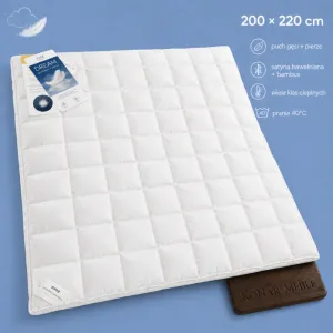 Kołdra puchowa DREAM 200x220 AMZ + cechy