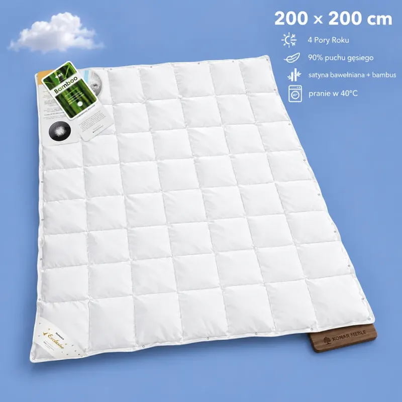 Kołdra Dream 200x200 AMZ – niebieska plansza