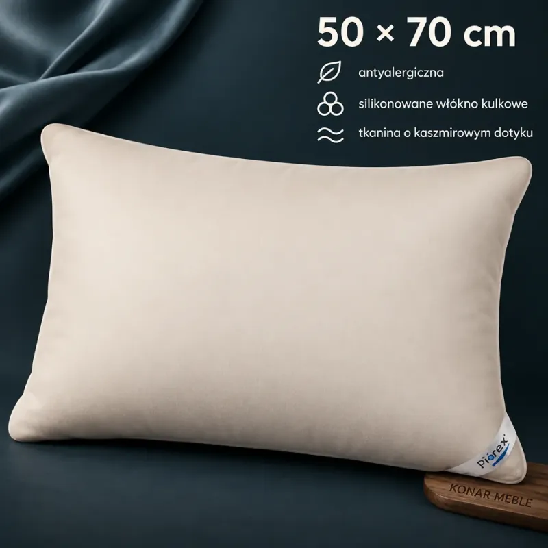 Poduszka Kaszmirowy Dotyk 50x70 Piórex – grafika informacyjna