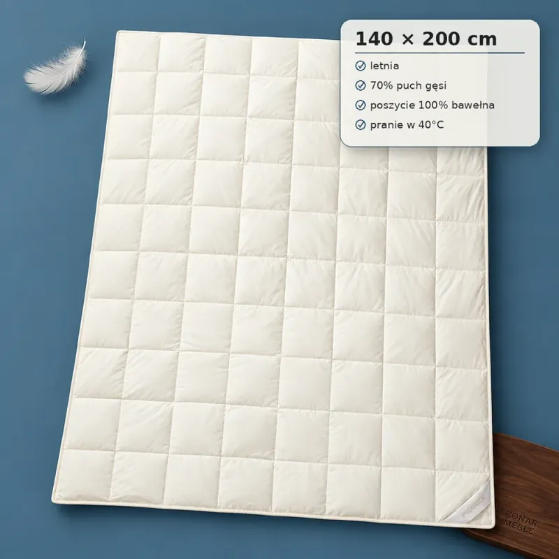 Kołdra Standardowa Letnia 140x200 Piórex – grafika