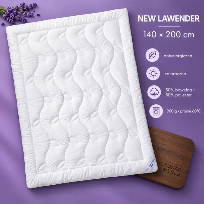 Kołdra New Lawender 140x200 Piórex – grafika