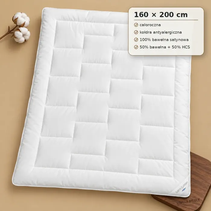 Kołdra Satin Cotton 160x200 Piórex – grafika