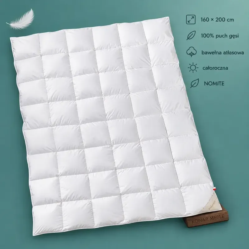 Kołdra Lekka Luksusowa 160x200 Piórex – grafika