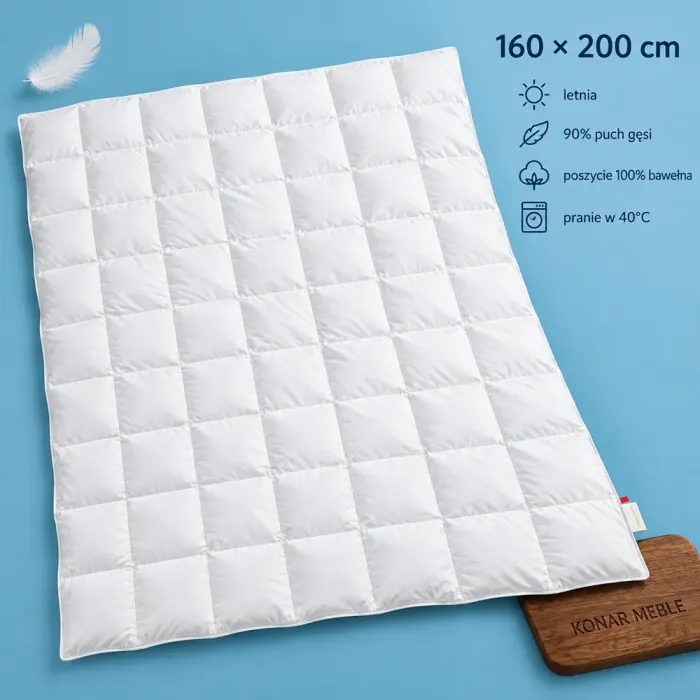 Kołdra Letnia Komfort 160x200 Piórex – grafika