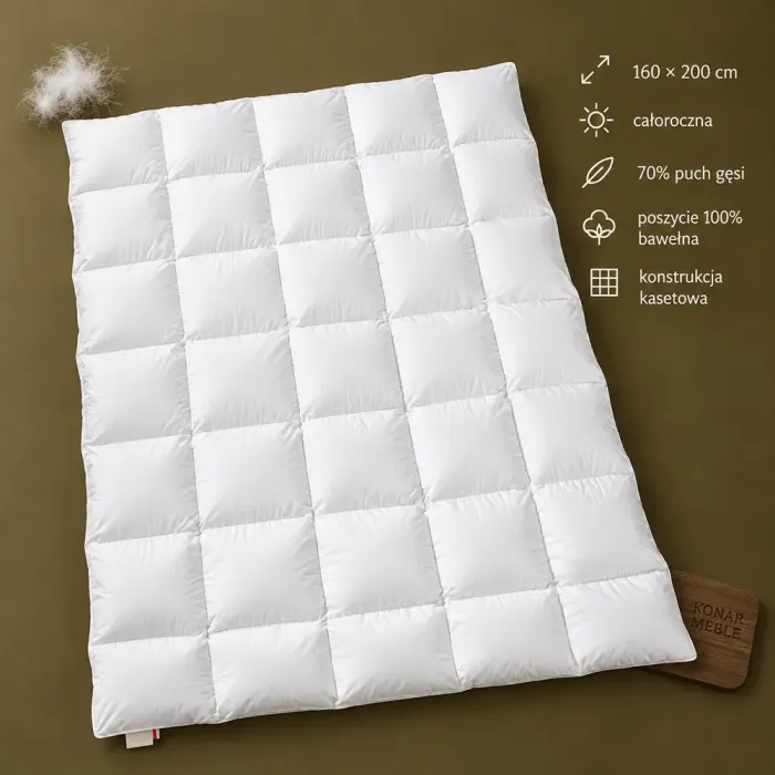 Kołdra Natural 160x200 Piórex – grafika