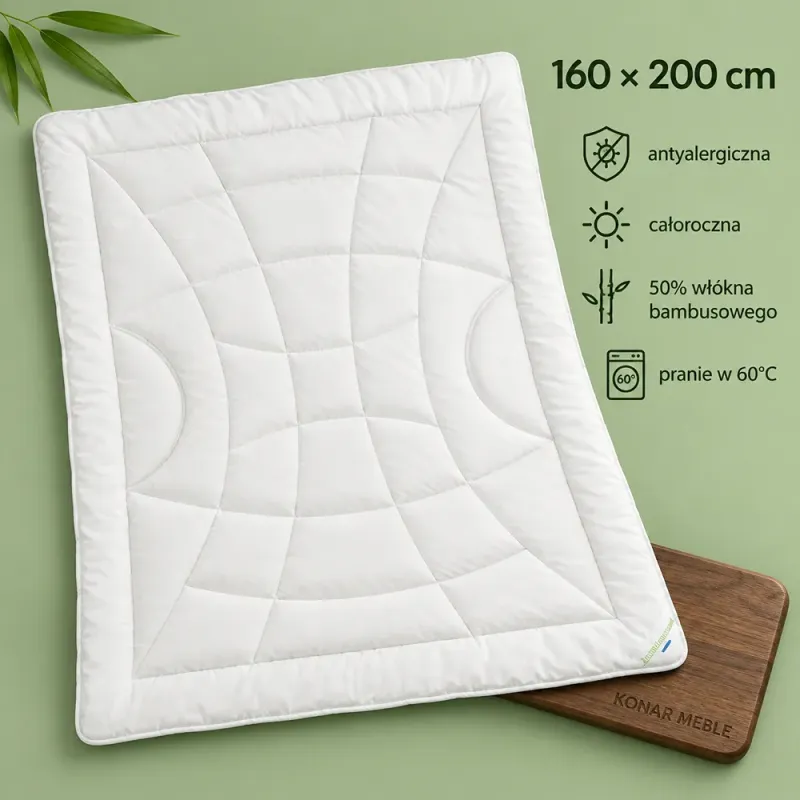 Kołdra bambusowa 160x200 Piórex – grafika