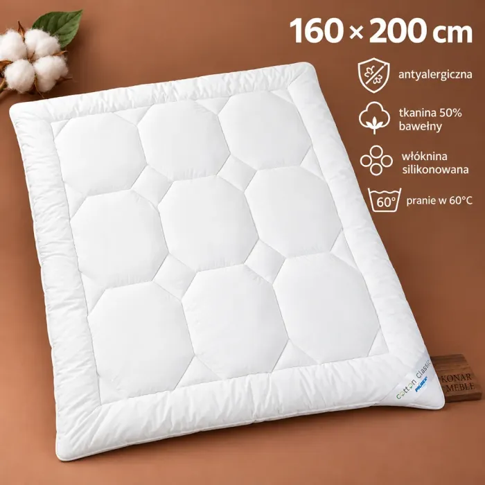 Kołdra Cotton Classic 160x200 Piórex – grafika