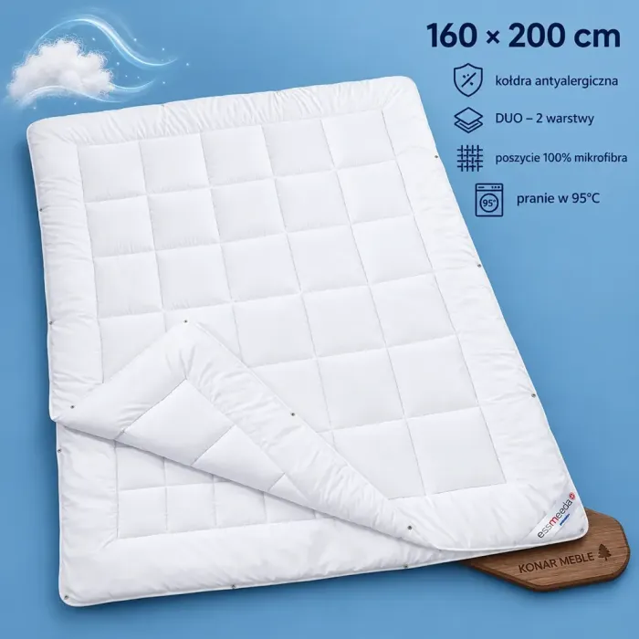 Kołdra Essmeeda DUO 160x200 Piórex – grafika