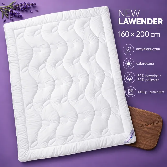 Kołdra New Lawender 160x200 Piórex – grafika