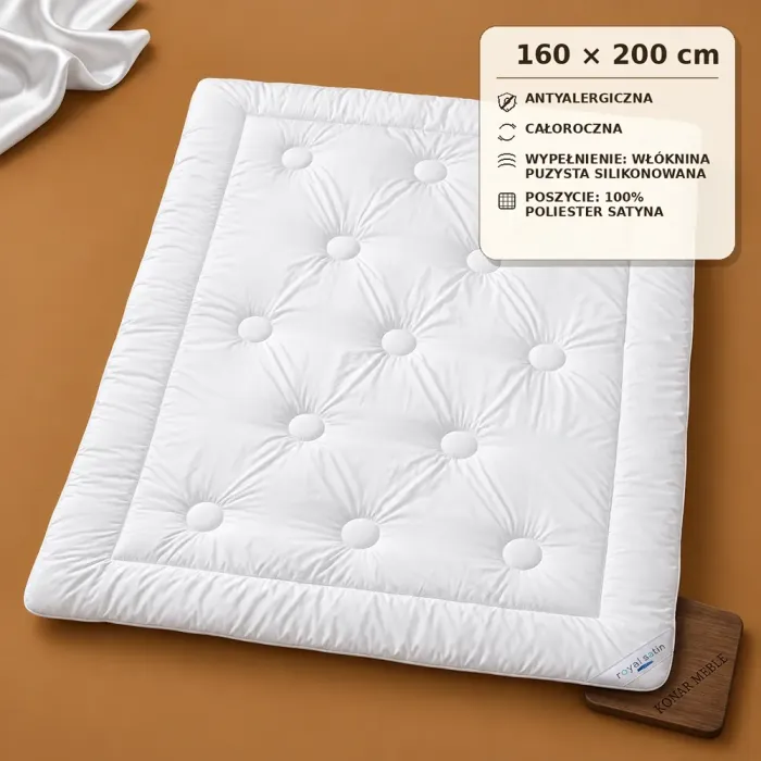 Kołdra Royal Satin 160x200 Piórex – grafika