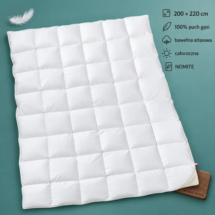 Kołdra Lekka Luksusowa 200x220 Piórex – grafika