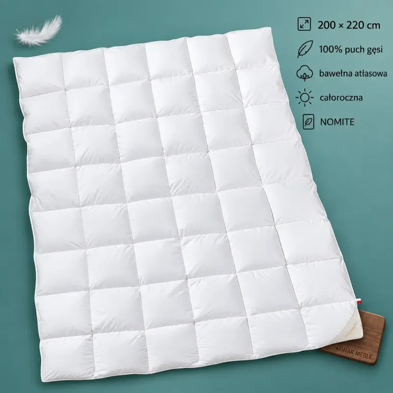 Kołdra Lekka Luksusowa 200x220 Piórex – grafika