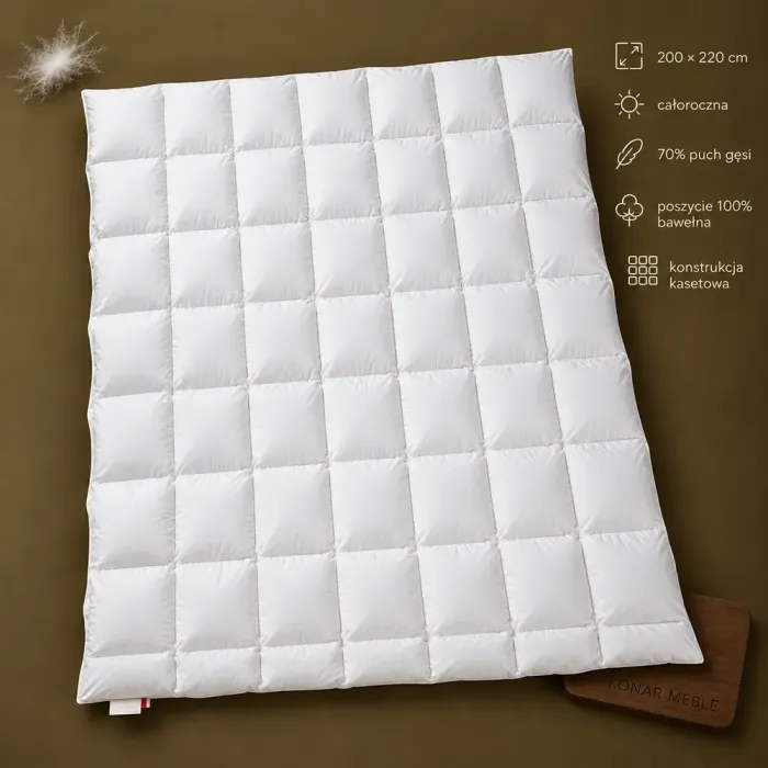 Kołdra Natural 200x220 Piórex – grafika
