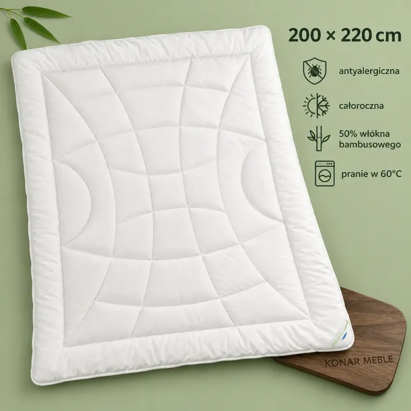 Kołdra bambusowa 200x220 Piórex – grafika