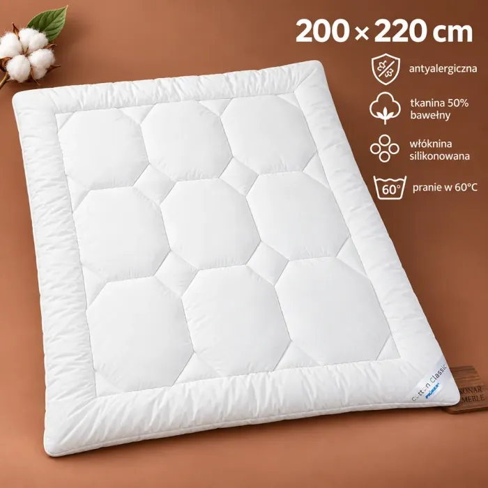 Kołdra Cotton Classic 200x220 Piórex – grafika