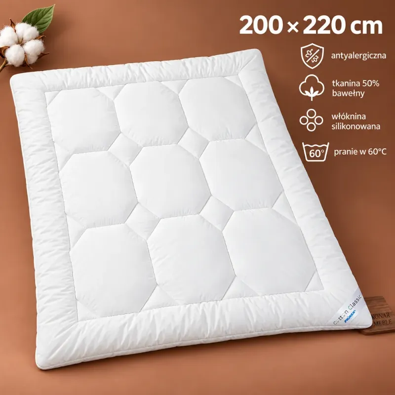 Kołdra Cotton Classic 200x220 Piórex – grafika