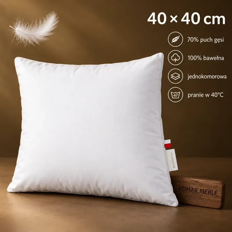 Poduszka Ekskluzywna 40x40 Piórex – grafika