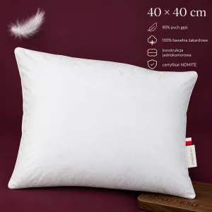 Poduszka White Flower 40x40 Piórex – grafika