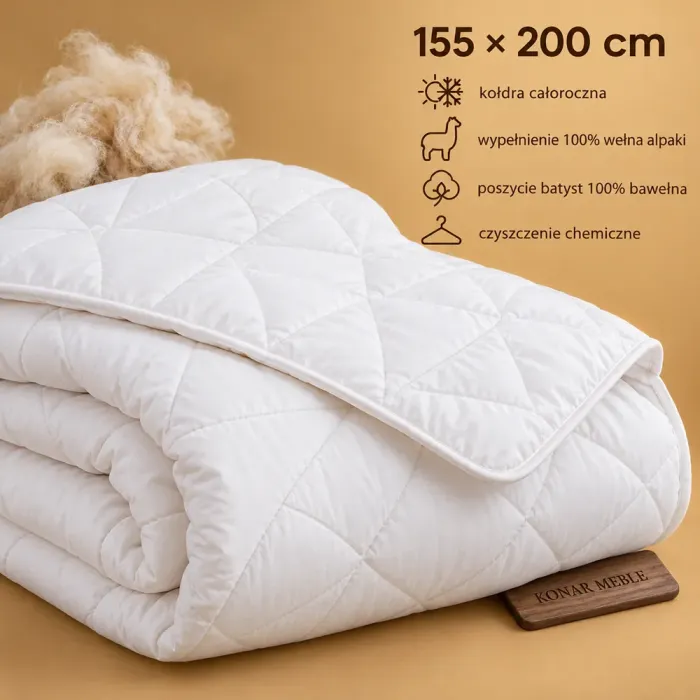 Kołdra ALPAKA całoroczna 155x200 AMZ – widok główny